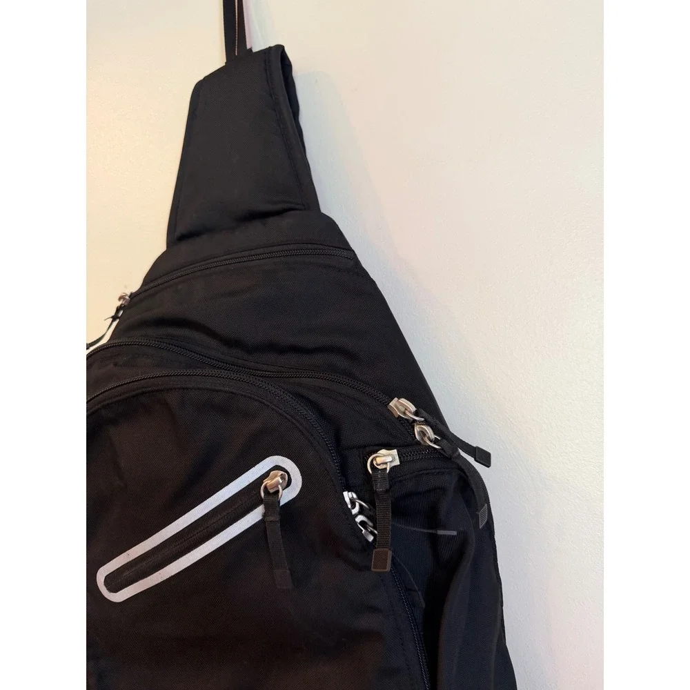 REI Recreational Equipment Inc Black Sling Bag Crossbody Shoulder Backpack
